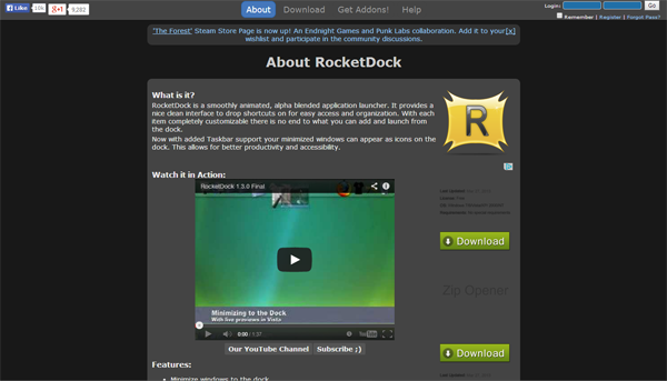 rocketdock